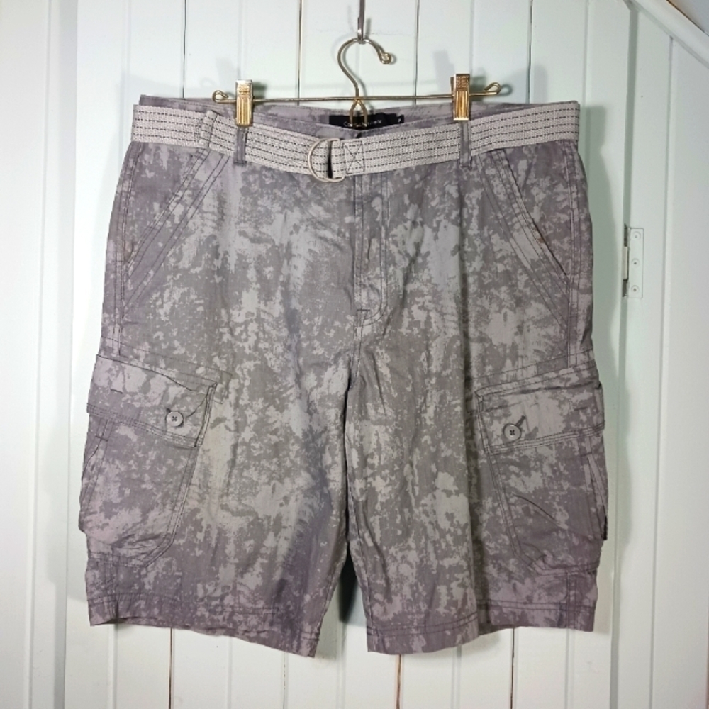 Calvin klein jeans camo ripstop grey cargo short